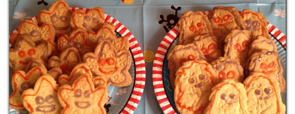 Moshi Monsters Cookies at Birthday Party