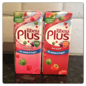 Ribena Plus Cartons