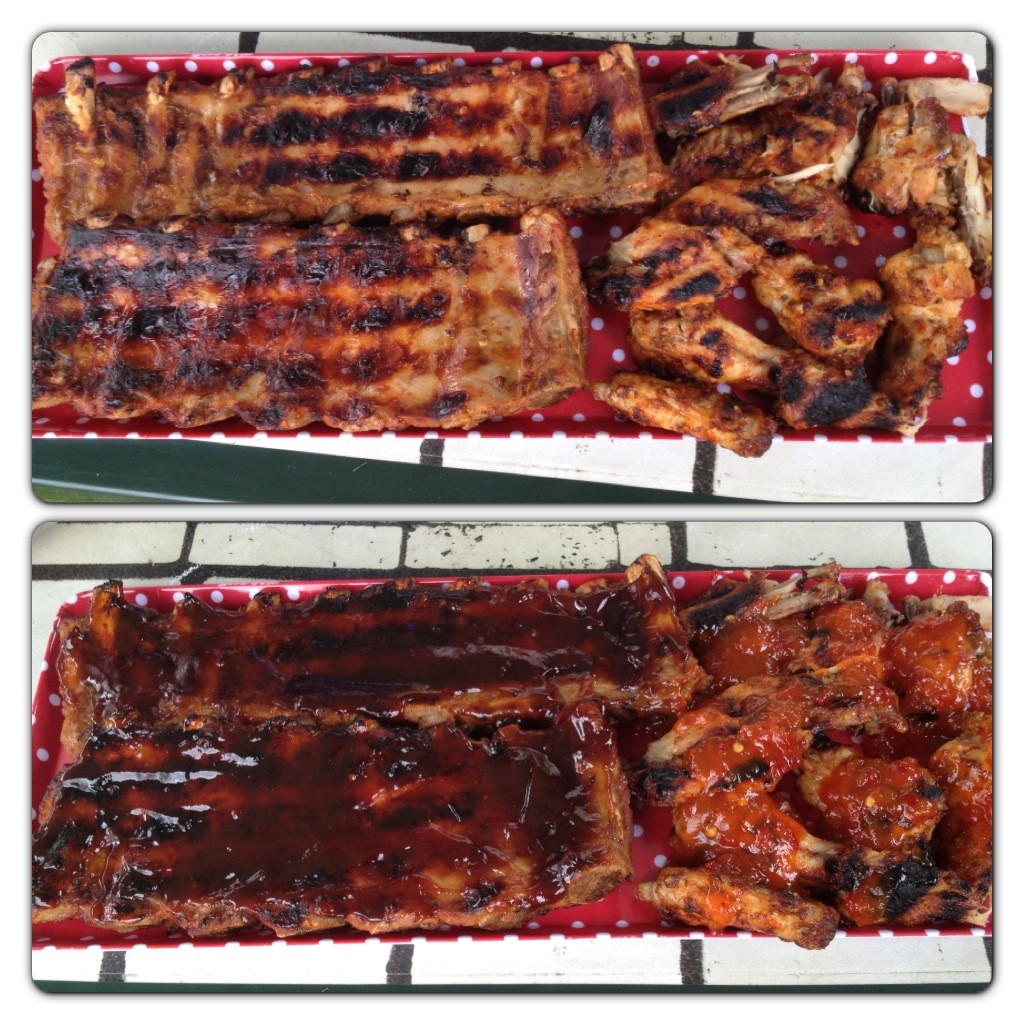 Cherrywood Smoked Ribs and Fruity Orange Chicken Wings 