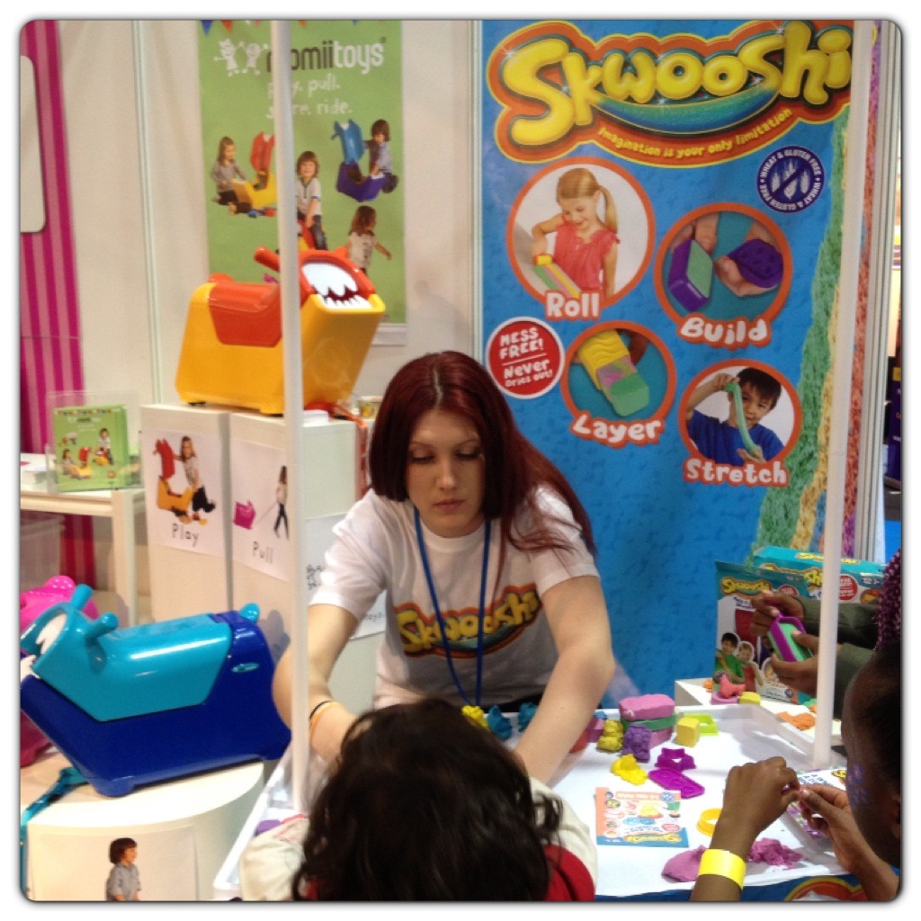 Skwooshi at UKMumsTV Stand