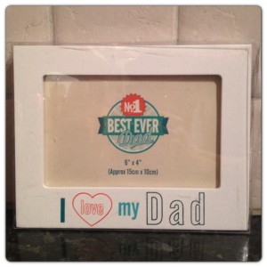 Father's Day Photo Frame