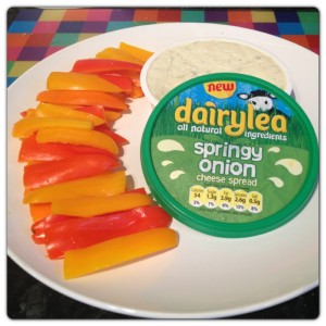 Springy Onion Dairylea with Chiquino Peppers 