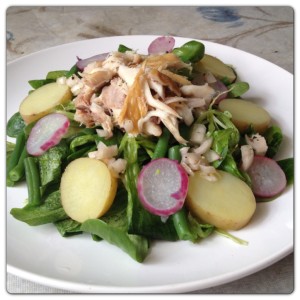 Smoked Mackerel Summer Salad