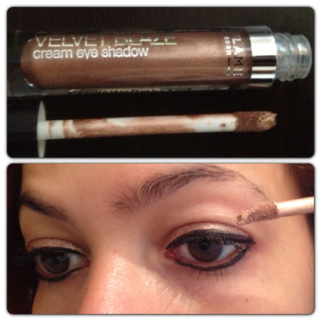 Velvet Blaze Cream Eye Shadow in Sand Shimmer