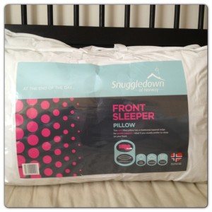 Snuggledown Front Sleeper Pillow