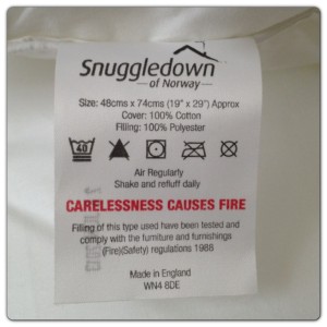 Snuggledown Front Sleeper Pillow 