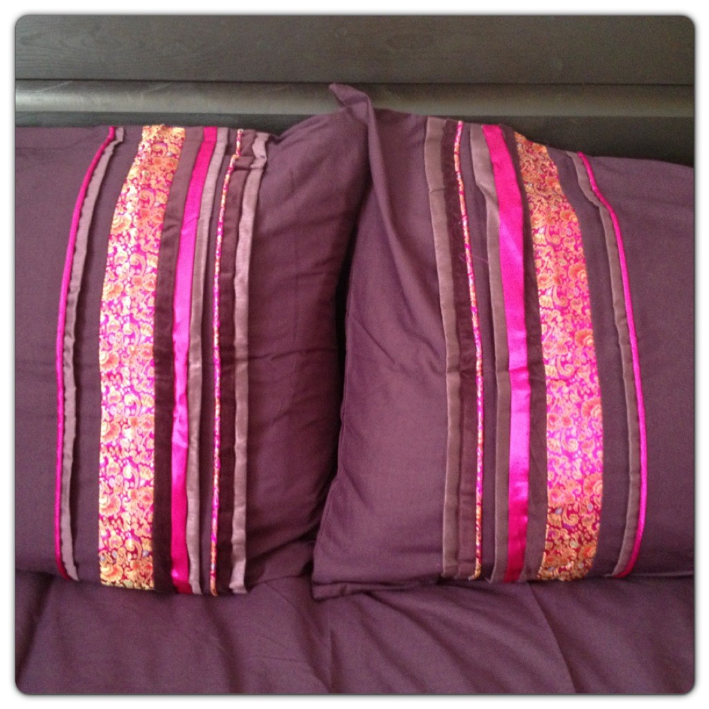 Plum Imogen Pillows