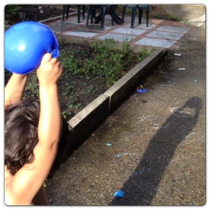 Throwing Water Balloons