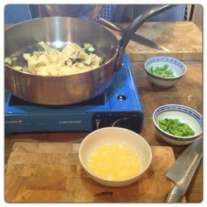 Pasta with Broad Beans and Courgettes