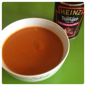 Cream of Tomato Soup with Fiery Mexican Spices