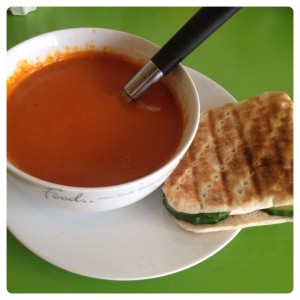 Heinz Soup and Sandwich for Lunch