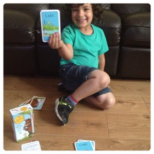 Playing Gruffalo Word Rhyming Game