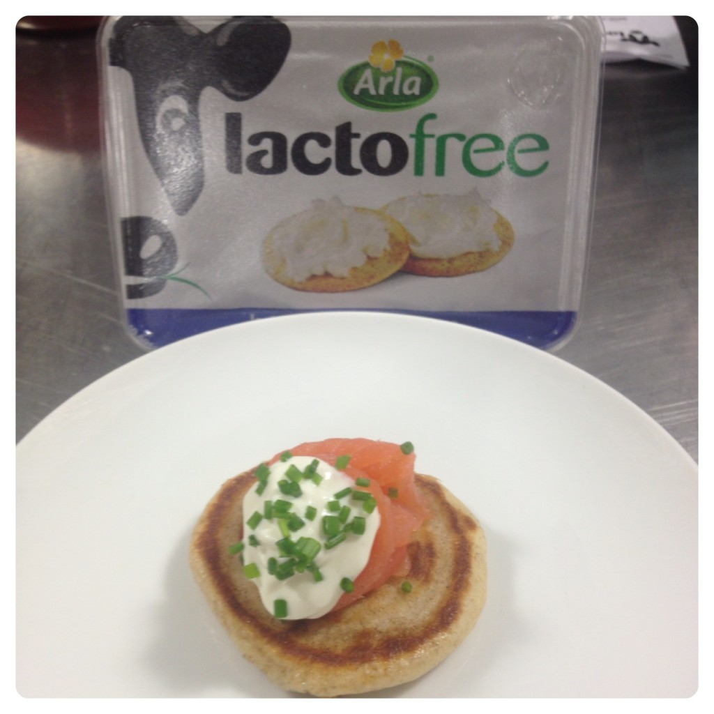 The Smoked Salmon Blinis with Chives 