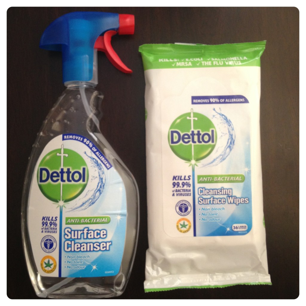 Dettol Antibacterial Wipes and Surface Spray 