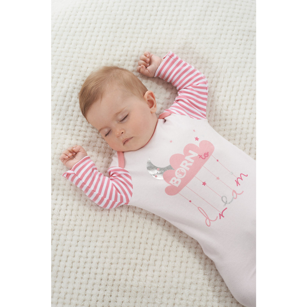 Mothercare Girls Born To Dream Sleepsuit