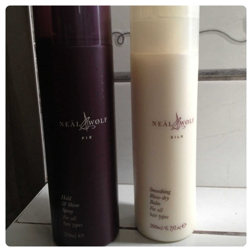 Neal & Wolf Fix Spray and Silk Blow-Dry Balm