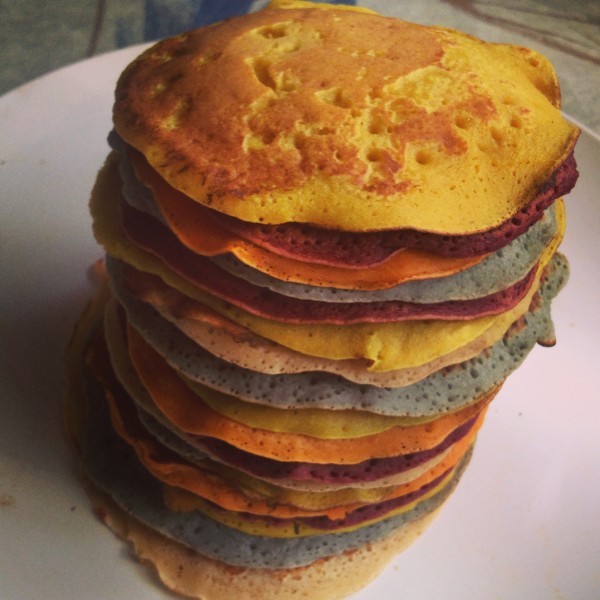 Pancake Rainbow Stack