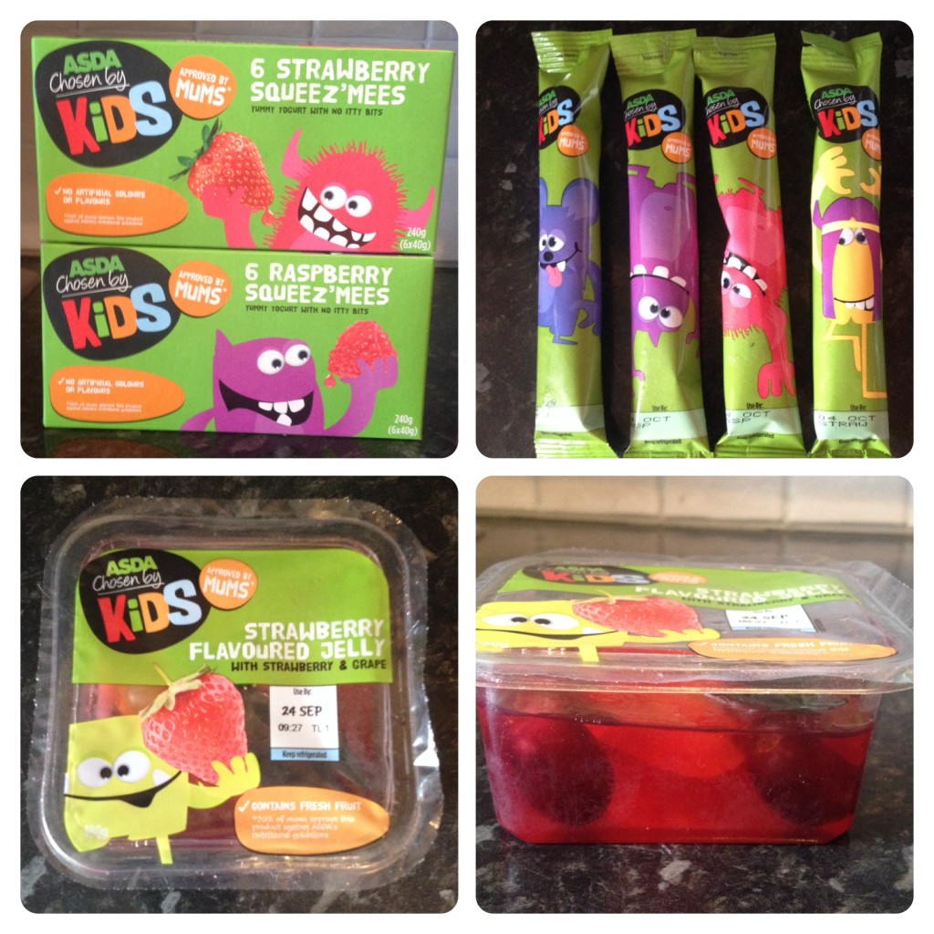 Asda Chosen by Kids Yogurts and Jelly