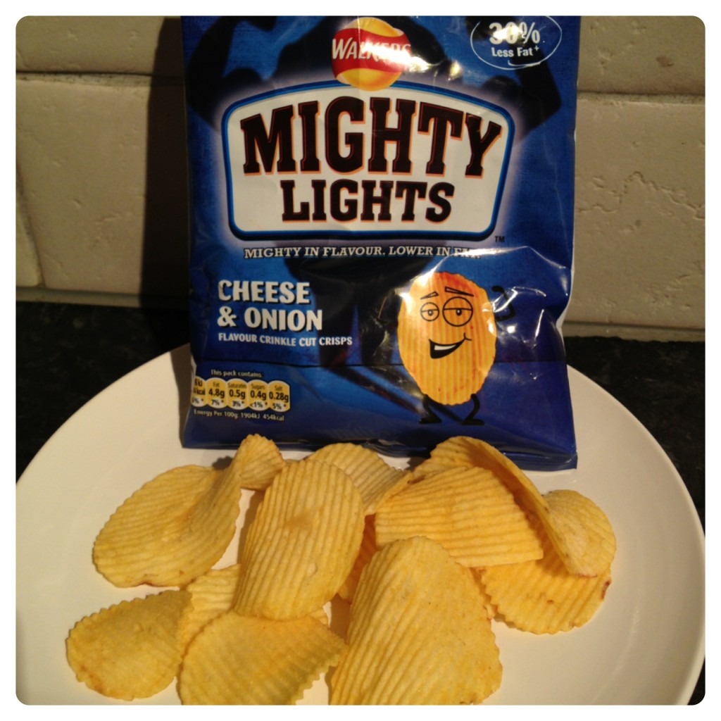 Walkers Mighty Lights Cheese and Onion