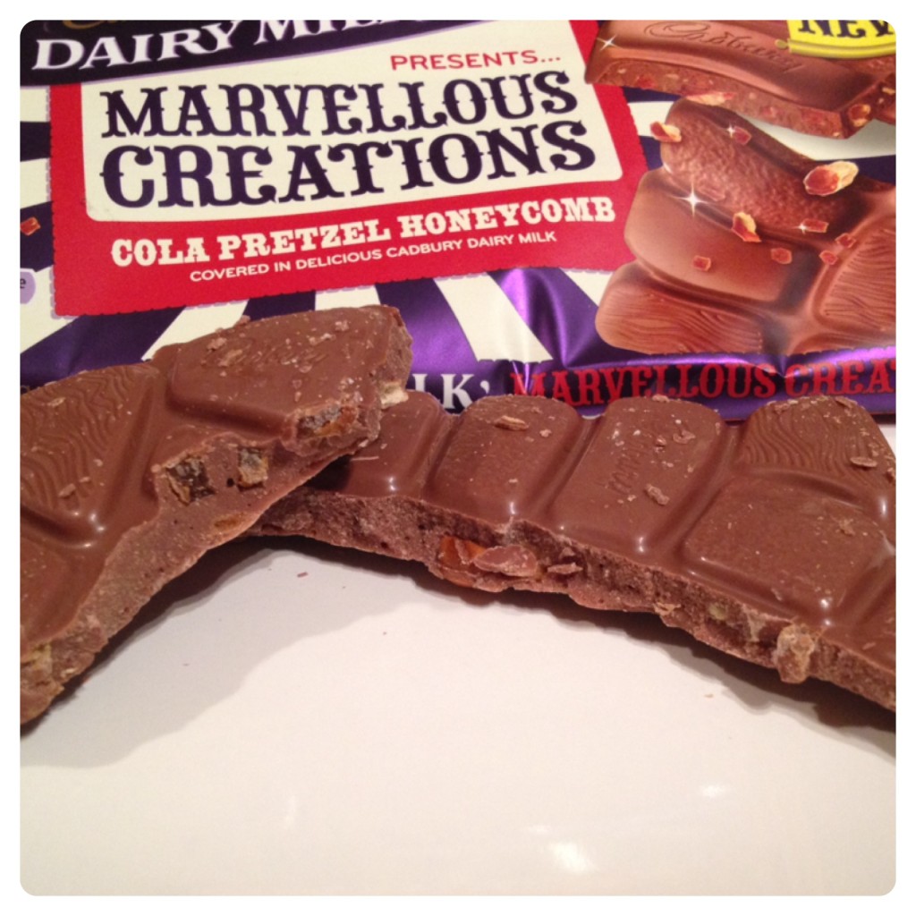 Cadbury Marvellous Creations Cola Pretzel Honeycomb