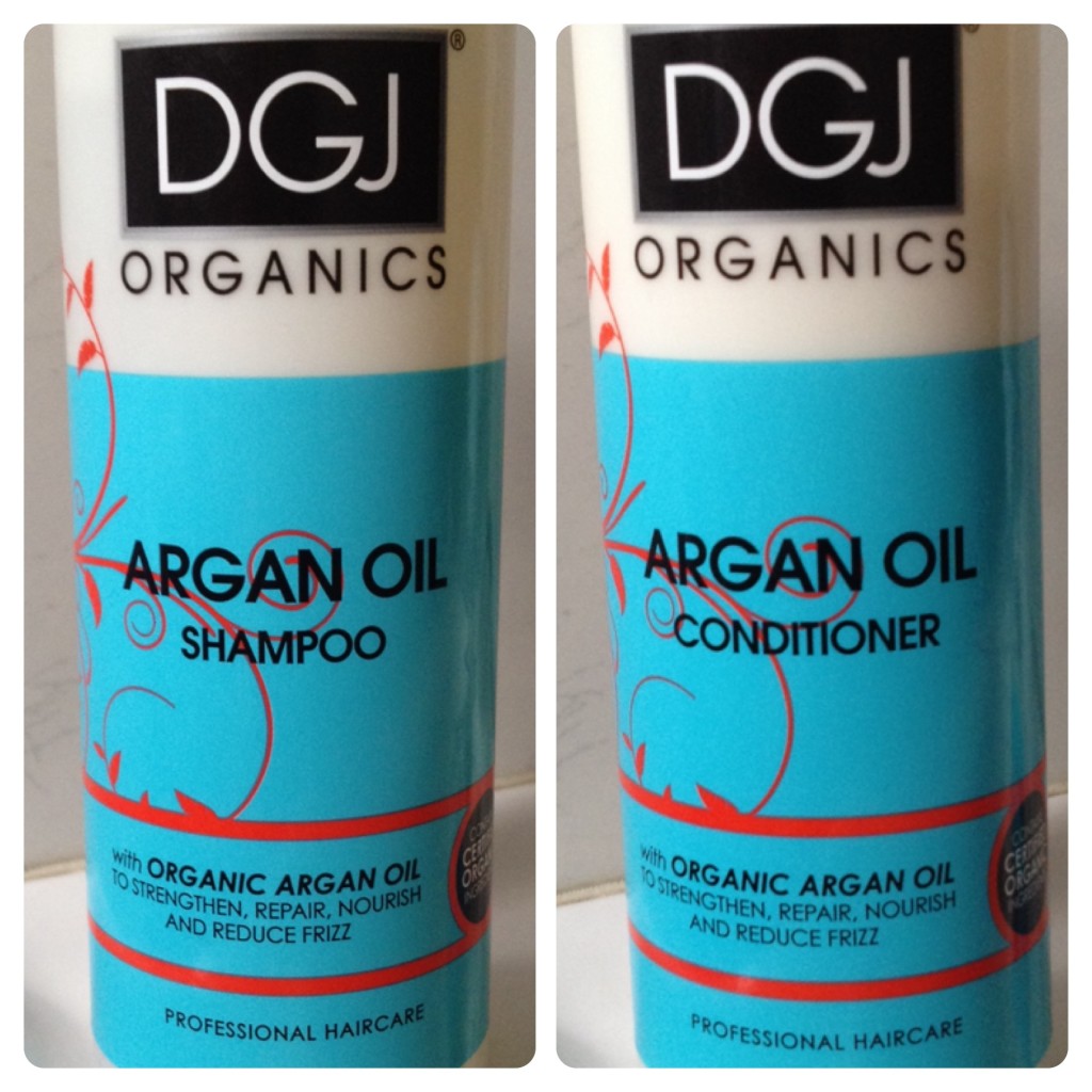 DGJ Organics Argan Oil Shampoo and Conditioner