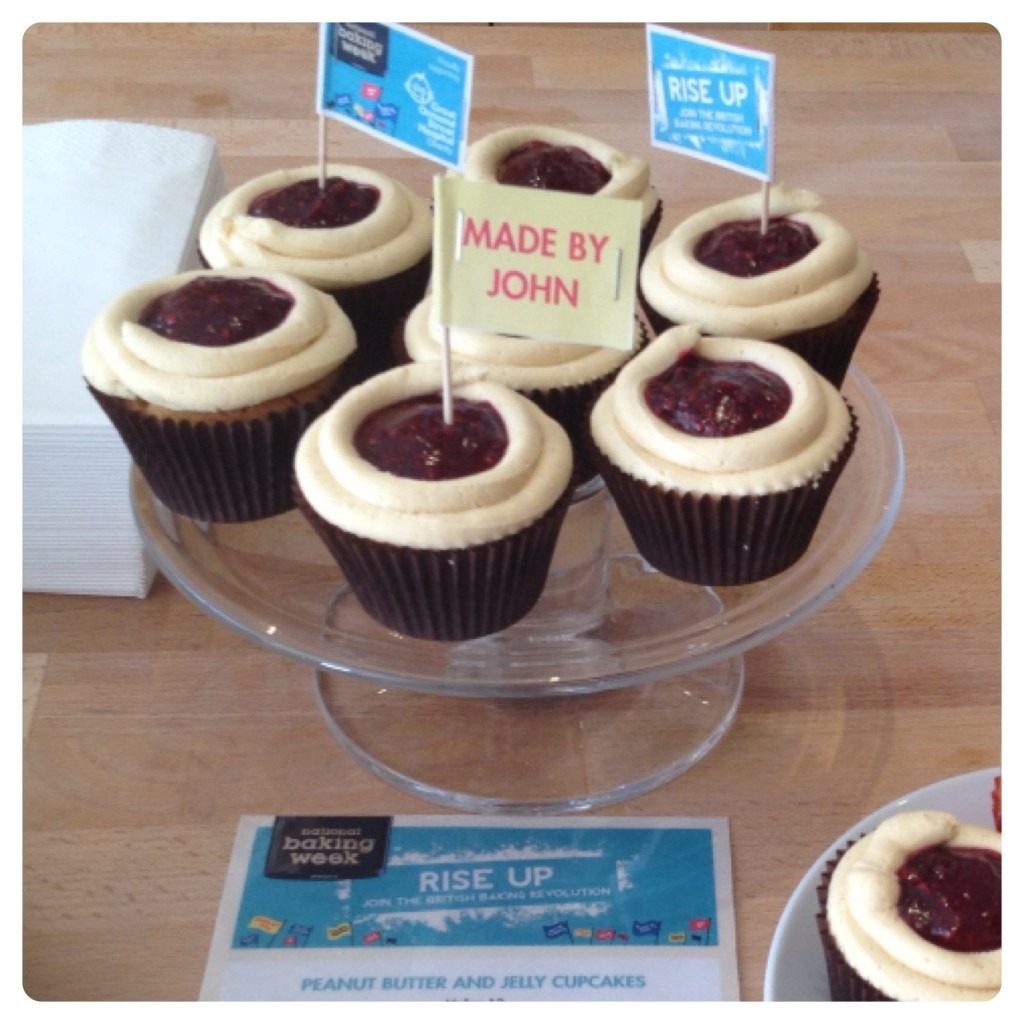 Peanut Butter and Jelly Cupcakes