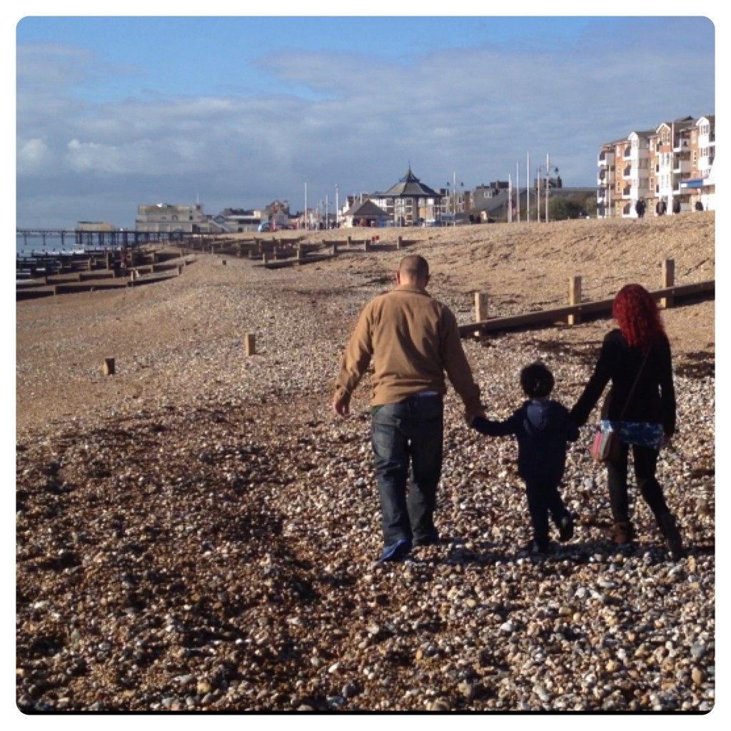 Walking Along the Beach