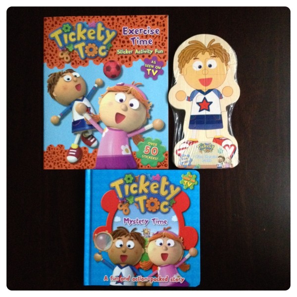 Tickety Toc Stickers, Puzzle and Book