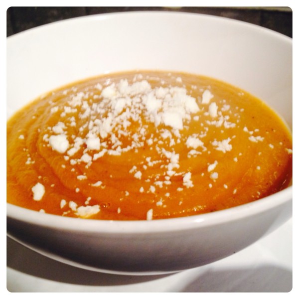 Chestnut and Roasted Butternut Squash Soup