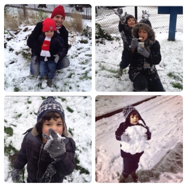 Trying Snow and Snowball Fights 