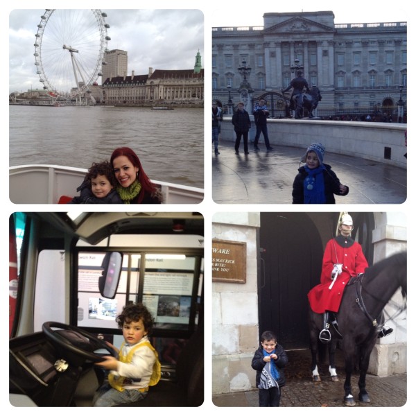 Little Man Sightseeing in London