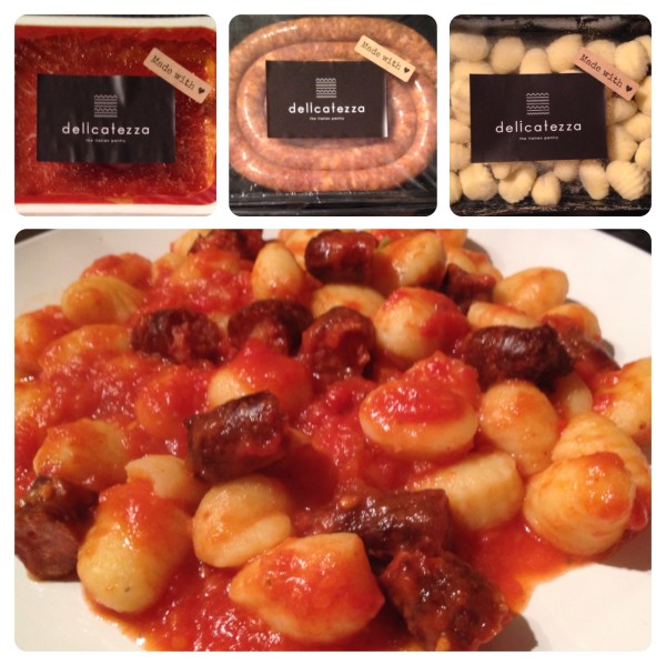 Potato Gnocchi with Pomodoro and Lucanica 