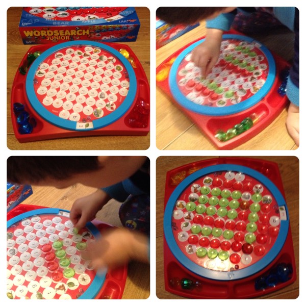 Little Man Playing with Wordsearch Junior 