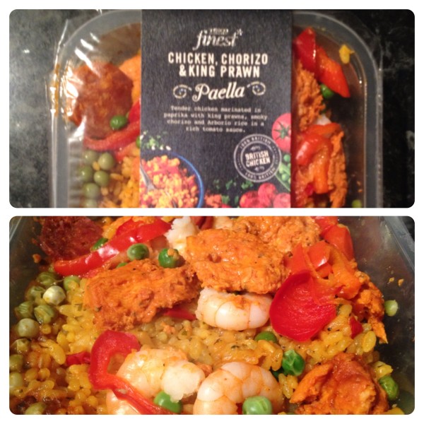 Tesco finest* Chicken, Chorizo and King Prawn Paella