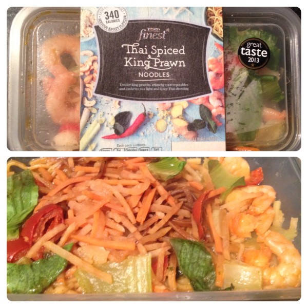 Tesco finest* Thai Spiced King Prawn Noodles