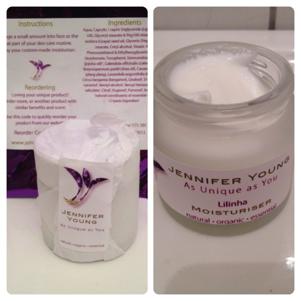 My Custom-Made Jennifer Young Moisturiser