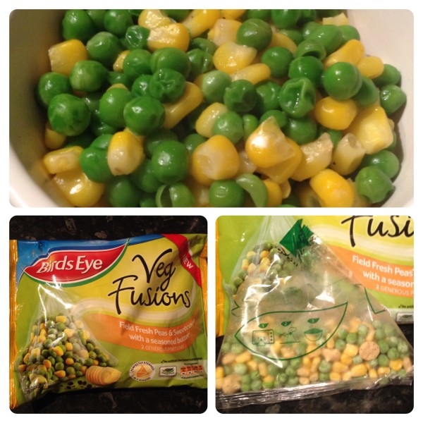 Birds Eye Field Fresh Peas and Sweetcorn with Seasoned Butter