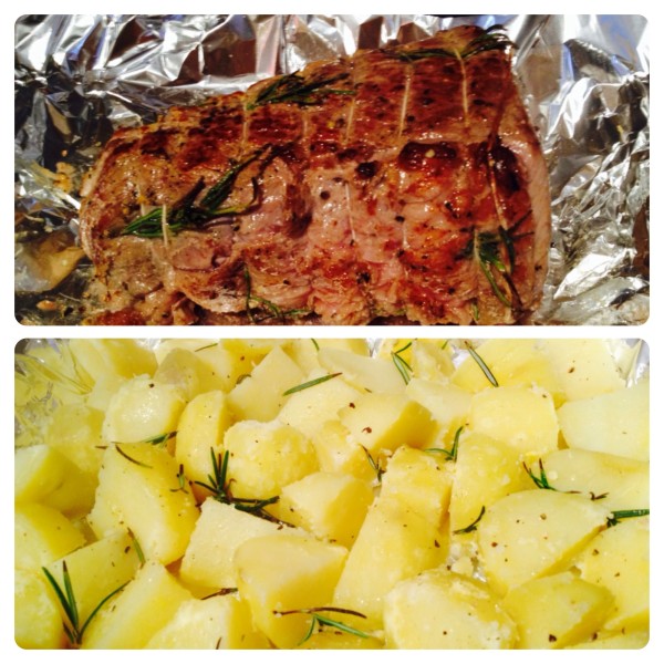Roast Beef and Roast Potato