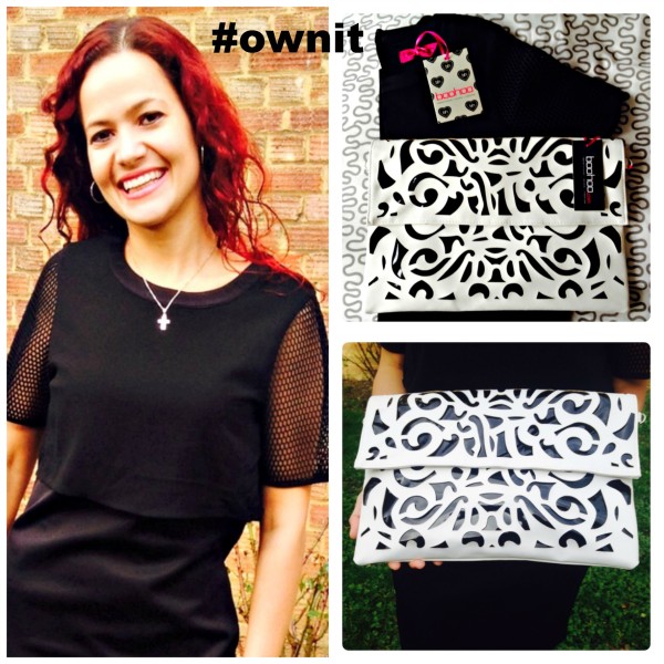 Boohoo Double Layer Bodycon and Clutch Bag #ownit