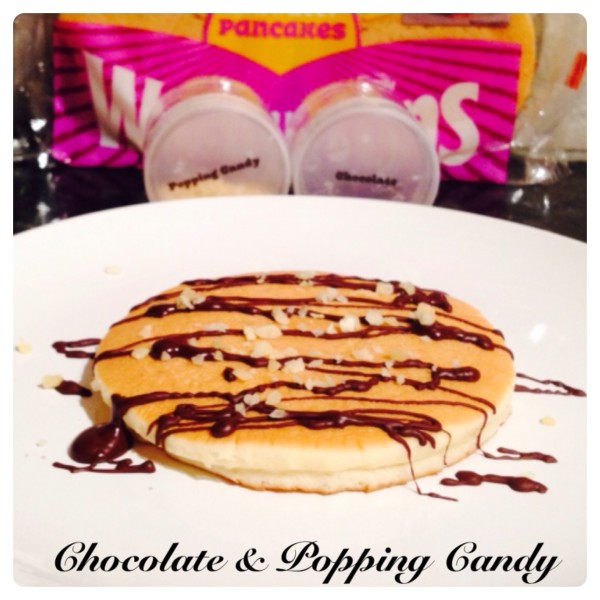 Chocolate & Popping Candy Pancake