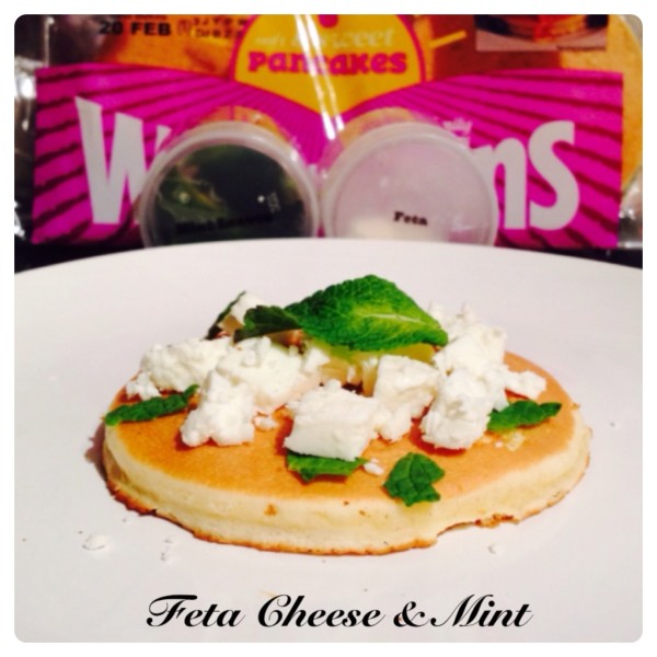 Feta Cheese & Mint Leaves Pancake