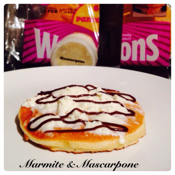 Marmite & Mascarpone Pancake