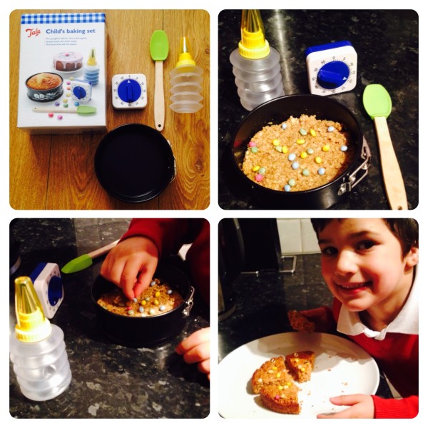 Rainbow Flapjacks with Tala Child’s Baking Set 