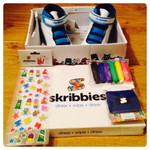 Skribbies: Customisable Hi-Top Kids Trainers