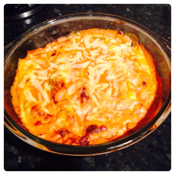 Pasta-Free Spinach and Mushroom Cannelloni 