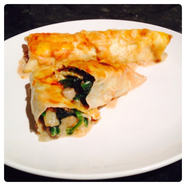 Pasta-Free Spinach and Mushroom Cannelloni 