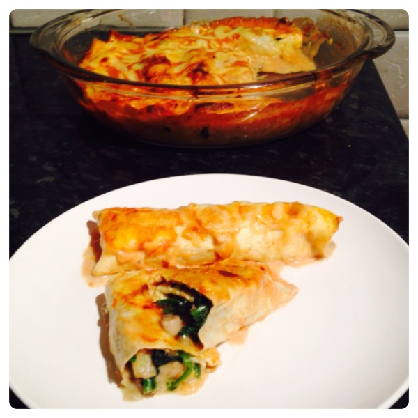 Pasta-Free Spinach and Mushroom Cannelloni Recipe