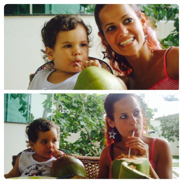 Enjoying Coconut Water in Brazil