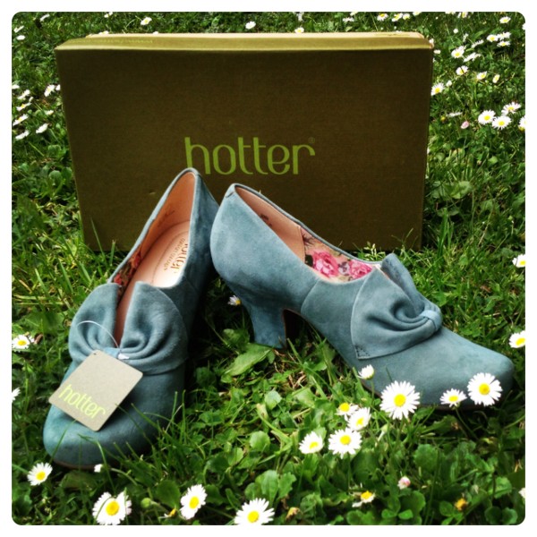 Dark Aqua Donna Heels by Hotter