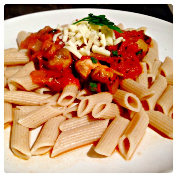 Organico Pasta with Tomato and Basil Sauce